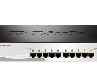 D-Link 10-Port Gigabit Smart Managed PoE
  Switch (DGS-1210-10P)