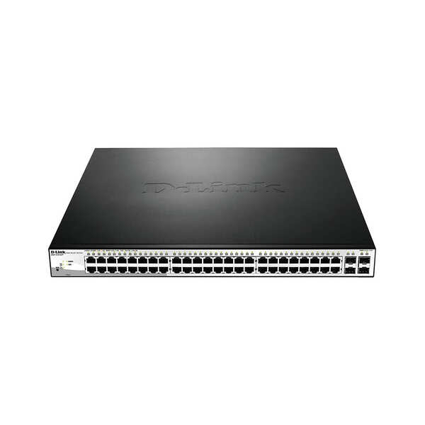 D-Link DGS-1210-52P 52-Port Gigabit Smart
  PoE Switch with 4 SFP Ports