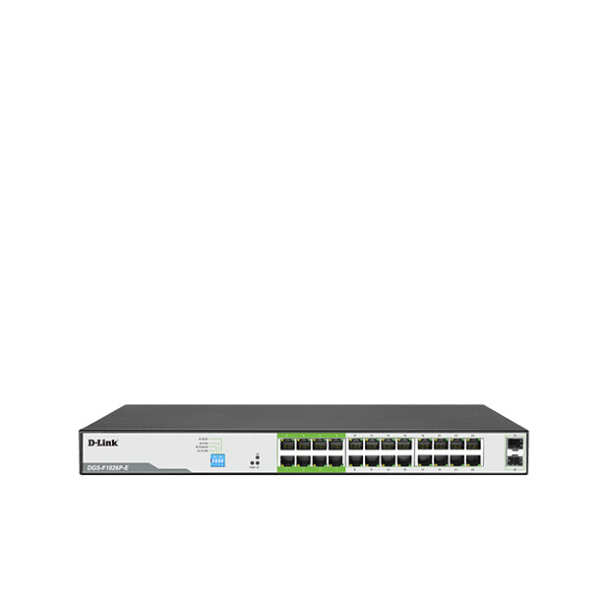 D-Link DGS-F1026P 250 Meter support
  24-Port 1000Mbps PoE Switch with 2 SFP Ports