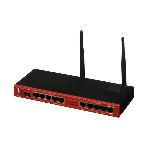 Mikrotik Routerboard RB2011UiAS-2HnD-IN
  Sfp Port plus 10 Port Ethernet