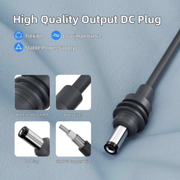 Starlink Mini 3 In 1 Dc Power Cable,Car
  Cigarette Lighter Plug Type C Cable,Waterproof Protection Wire,For Starlink
  Mini Car - Image 2