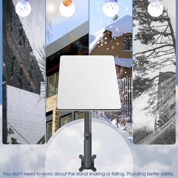 Starlink V2 Mount Kit,For Eaves Or
  External Walls Mount,Starlink Pole Metal Bracket,Compatible With Starlink V2
  Rectangular Dish - Image 3