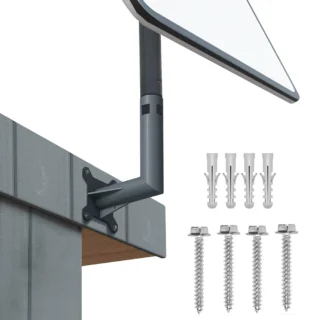 Starlink V2 Mount Kit,For Eaves Or
  External Walls Mount,Starlink Pole Metal Bracket,Compatible With Starlink V2
  Rectangular Dish