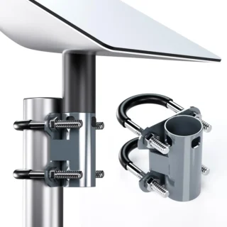 Starlink V2 Mount Pipe Adapter,U-Bolt
Clamp Antenna Mount Bracket,For Various Scenarios Such As
Roofs,Rvs,Yachts,And Camping