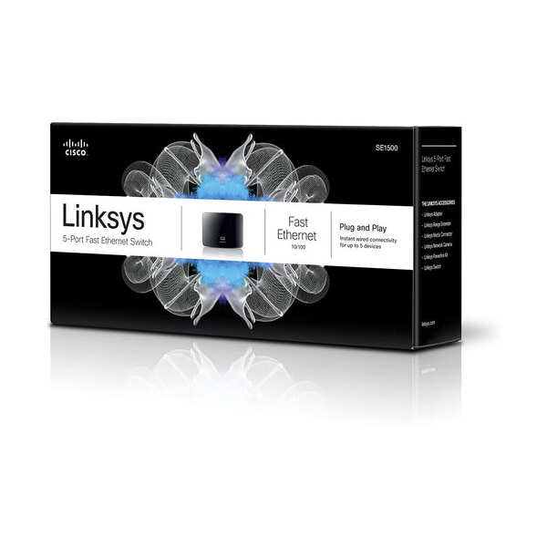 Linksys SE1500 5-Port Fast Ethernet
  Switch