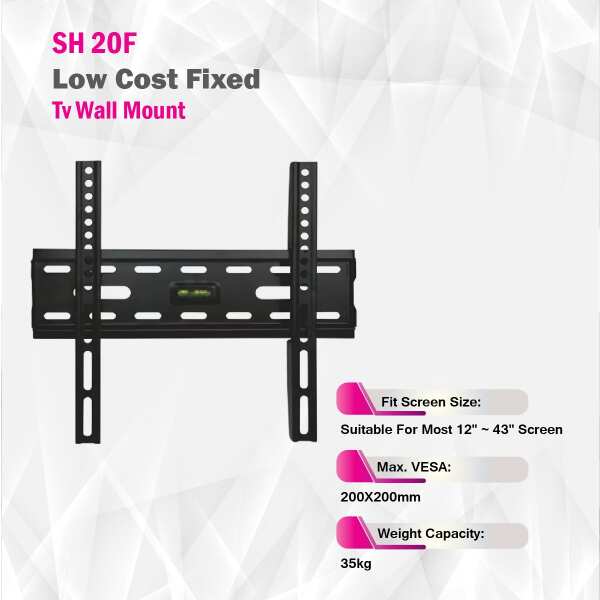 Skill Tech Fixed TV Wall Mount - SH 20F - Image 4