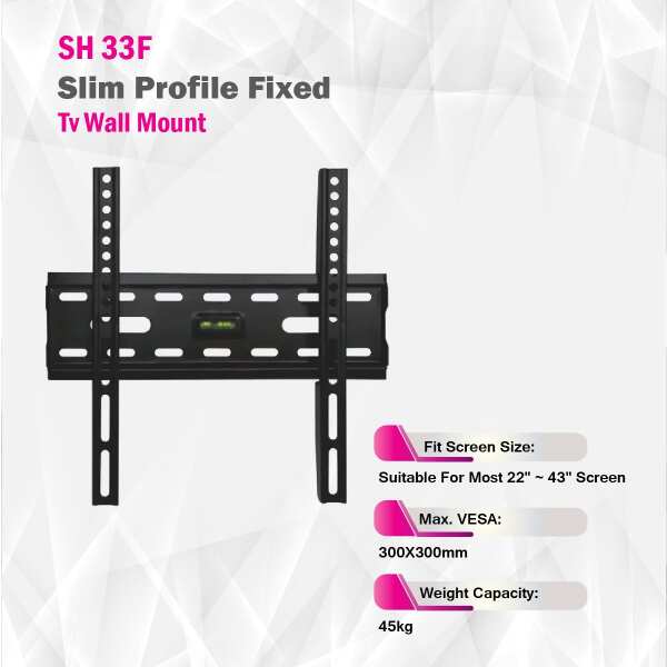 Skill Tech Fixed TV Wall Mount - SH 33F - Image 4