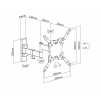 Skill Tech SH 23P Low Cost Full-Motion TV
  Wall Mount - Image 4