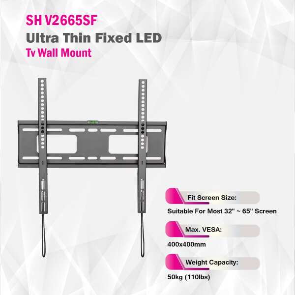 Skill Tech Fixed TV Wall Mount - SH
  V2665SF - Image 6