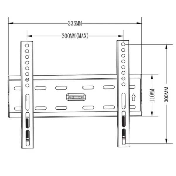 Skill Tech Fixed TV Wall Mount - SH 33F - Image 2