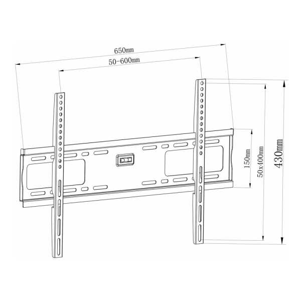 Skill Tech Fixed TV Wall Mount - SH 65F - Image 2