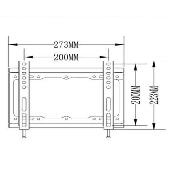 Skill Tech Fixed TV Wall Mount - SH 40F - Image 4