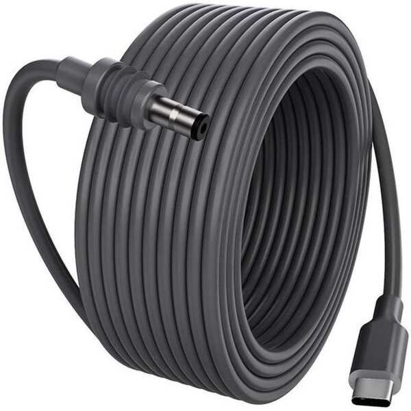 Starlink Mini charging cable power cable, Suitable for Official Starlink 60W30V/2A power adapter, 19OWG double layer PVC cable, 2 Meters