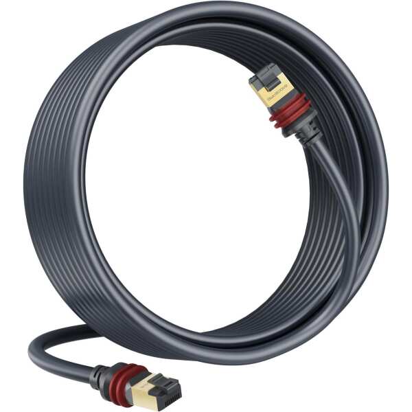 Starlink Gen 3 Cable, 100FT/30M bytewave Starlink Standard Ethernet Replacement Cable [Special Plug Design, High-Speed Transmission] Starlink V3/Mini Accessories Waterproof (Gray)