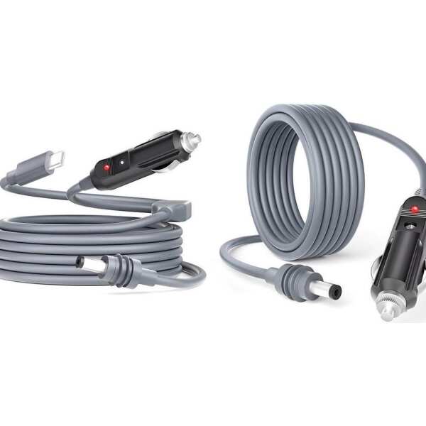 Starlink Mini Power Cable Cigarette Lighter, Starlink Mini USB C to DC Power Cable 2 in 1+Starlink Mini Power Cable Cigarette Lighter 10FT/3M