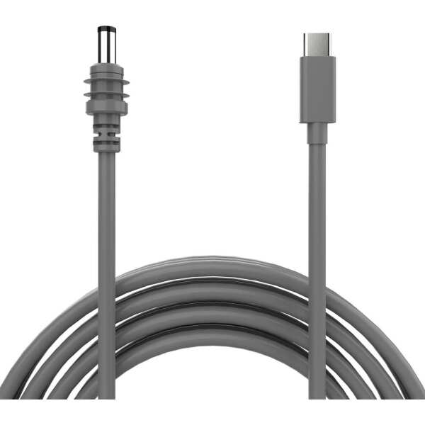 NURUBRM 15M USB C to DC Power Cable for Starlink Mini 140W Type C Input Power Work with PD Charger and PD Power 18AWG DC Power Cable for Starlink Mini Liquid Silica Gel Waterproof