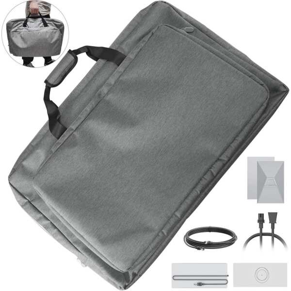 LuxiSync Starlink Gen 3 Case, Starlink Gen 3 Carry Case for Outdoor Camping and RV Trips, Easy-to-Carry Organizer for Starlink Dish and Accessories