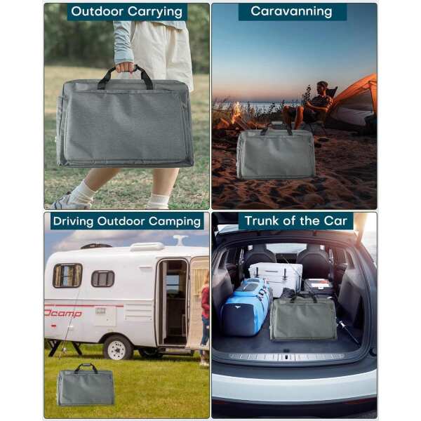 LuxiSync Starlink Gen 3 Case, Starlink Gen 3 Carry Case for Outdoor Camping and RV Trips, Easy-to-Carry Organizer for Starlink Dish and Accessories - Image 5