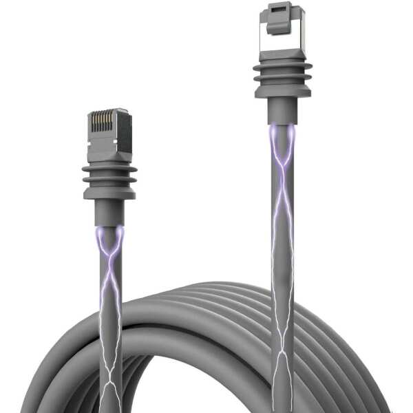 Fuwkeo Heavy-Duty Shielded Outdoor Cable for Starlink Gen 3 - PE Cover, Waterproof, UV Resistant, Direct Burial, In-Ground - Compatible with Starlink V3 Dish and Starlink Mini (100FT/30M)