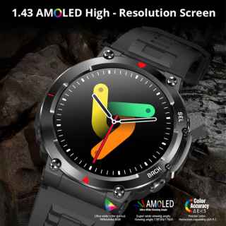 COLMI V70 Smartwatch 1.43″ AMOLED Display Bluetooth Call Fitness Smart Watch - Kenya