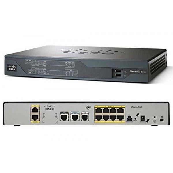 Cisco C891F-K9 Integrated Services Router- 2 WAN connectivity options – Gigabit Ethernet and Fiber. - Kenya
