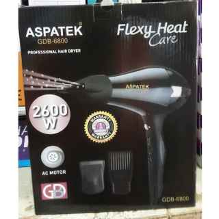Aspatek GDB-6800 Professional Hair Dryer - 2600Watts, 2 speed and 3 heat settings - Kenya