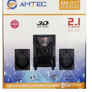 Amtec AM-017 2.1 CH Subwoofer Bluetooth Speaker- 5000WATTS PMPO - Kenya