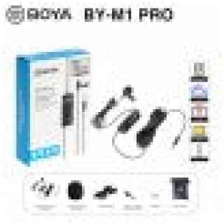 BOYA BY-M1-PRO Omnidirectional Lavalier Microphone -High-quality condenser microphone - Kenya