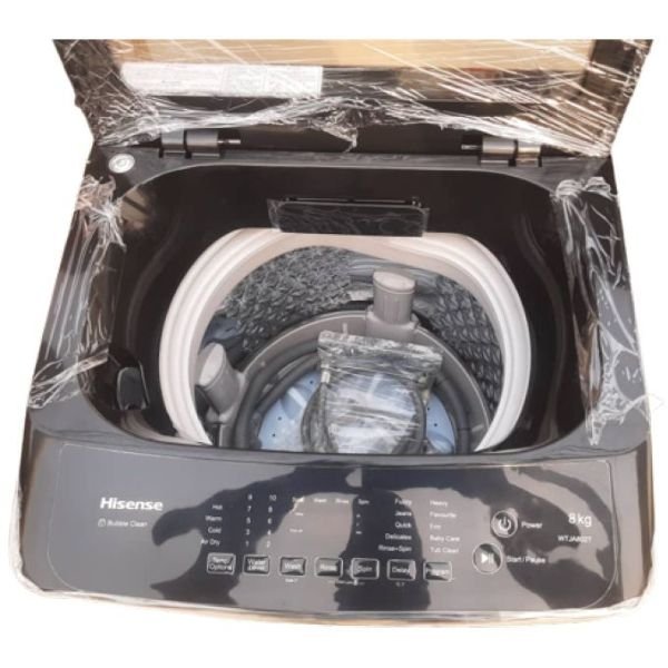 Hisense WTJA802T 8Kg Top Load Washing Machine - Extra rinse function for Better Clean, Tub Self-Clean Function - Kenya %count(title) +254720548999 Hisense WTJA802T 8Kg Top Load Washing Machine - Extra rinse function for Better Clean, Tub Self-Clean Function - Kenya - Image 2