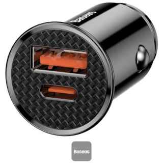 Baseus CCALL-YS01 Car Charger Circular Plastic A+C 30w PPS - Kenya