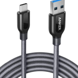 Anker USB Type C Cable, Anker Powerline + USB C to USB 3.0 Cable (AK-A81690A1) (6 feet), High Durability, for Samsung Galaxy Note 8, S8, S8 +, S9, S10, Sony XZ, LG V20 G5 G6, HTC 10, Xiaomi 5 - Kenya