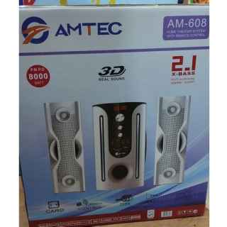 Amtec AM-608-2.1 Speaker System 8000W Woofer - Kenya