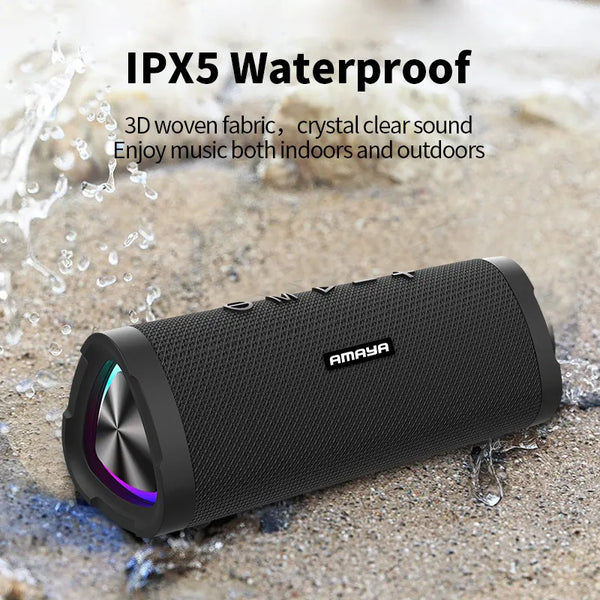 Amaya BD30 wireless Bluetooth speaker IPX5 waterproof with colorful lights - Kenya %count(title) +254720548999 Amaya BD30 wireless Bluetooth speaker IPX5 waterproof with colorful lights - Kenya - Image 2