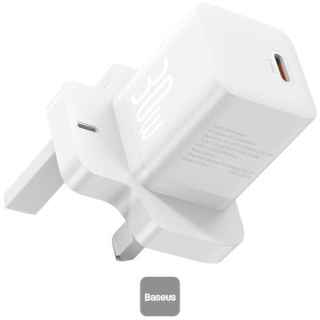 Baseus GaN5 Fast Charger Type-C Mini 30W UK Plug - Kenya