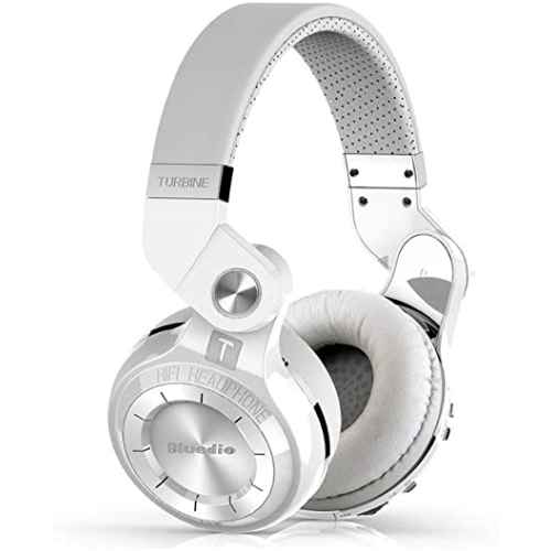 Bluedio T2s Bluetooth Headphones On Ear with Mic, 57mm Driver Rotary Folding Wireless Headset, Wired and Wireless Headphones for Cell Phone/TV/PC, 40 Hours Play Time, Support Voice Control - Kenya