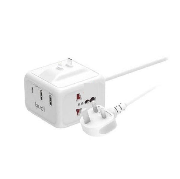 Budi 317UC Power Cube - Dual USB Ports , With Lightning And Type-C Dock - Kenya %count(title) +254720548999 Budi 317UC Power Cube - Dual USB Ports , With Lightning And Type-C Dock - Kenya