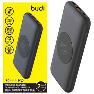 Budi Power Bank New Mini - 10000mAh Capacity , QC3.0 USB Port, For Type C , For Mobile Phones - Kenya