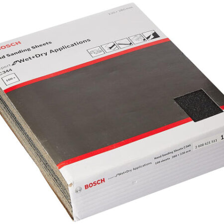 Bosch C344 G500 Wet & Dry Hand Sanding Sheet 280 X 230 mm (100pcs) (2608621537) - Kenya