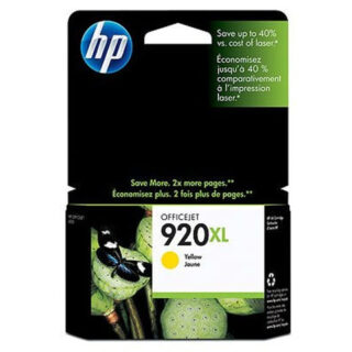 HP 920XL High Yield Yellow Original Ink Cartridge (CD974AE) - Kenya