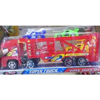 Car Carrier Truck with 4 Cars Included Toy for Kids - Kenya