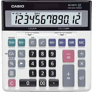 Casio DS-120TV Practical Desktop Calculator - Kenya
