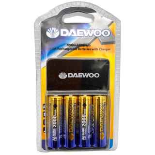 Daewoo Rechargeable Battery AA with charger - Kenya