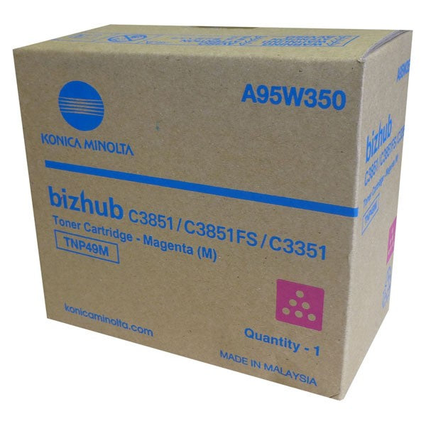 Genuine Konica Minolta TNP49M Magenta Toner Cartridge (A95W350) - Kenya