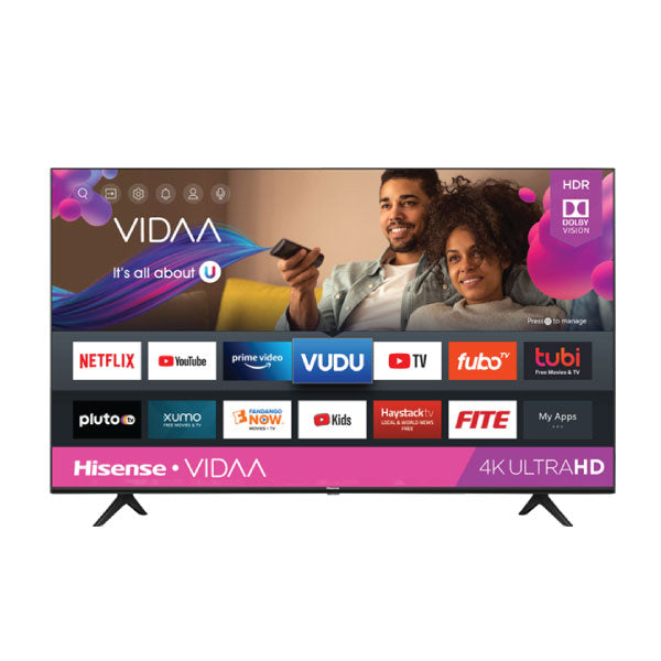 Hisense 43A61G– 43″ UHD 4K LED Smart TV, Bluetooth, Frameless - Kenya