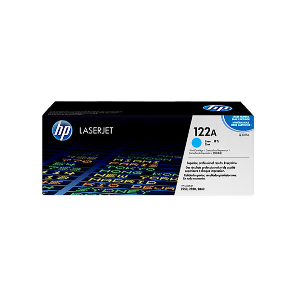 HP 122A Cyan Original LaserJet Toner Cartridge (Q3961A) - Kenya