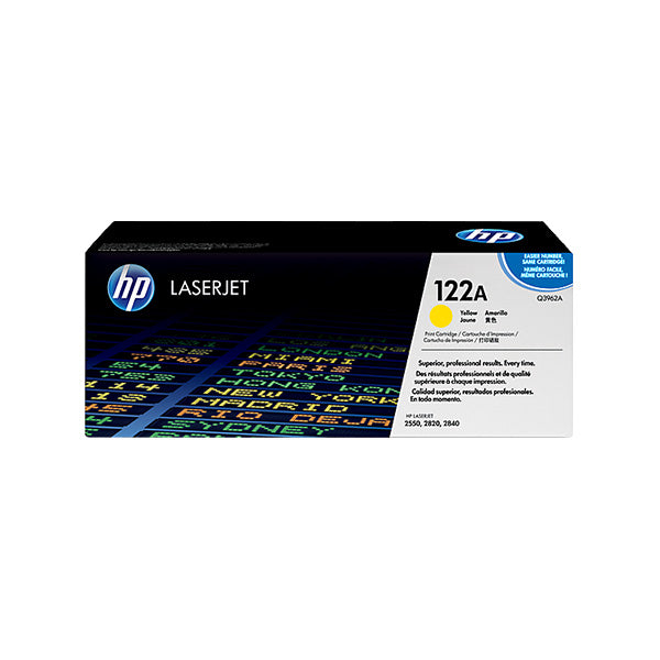 HP 122A Yellow Original LaserJet Toner Cartridge (Q3962A) - Kenya