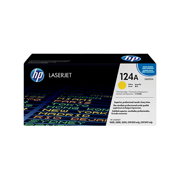 HP 124A Yellow Toner Cartridge - (Q6002A) - Kenya