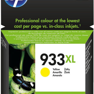 HP 933XL High Yield Yellow Original Ink Cartridge, CN056AE - Kenya