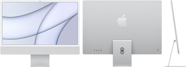 Apple iMac 24", M1, 8GB, 512GB SSD (MGPD3B/A) - Silver - Kenya - Image 3