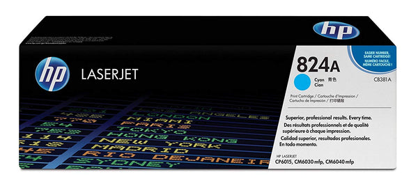 HP 824A Cyan Original LaserJet Toner Cartridge (CB381A) - Kenya